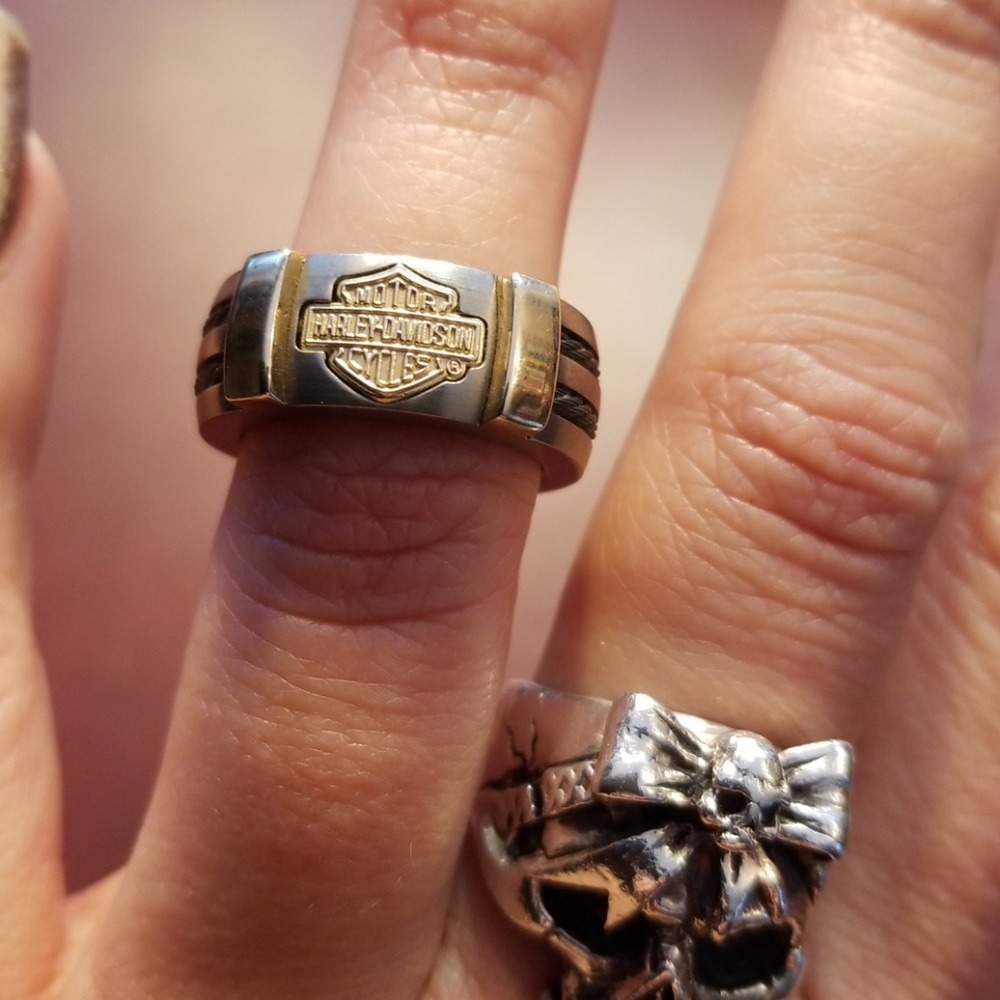 Harley Davidson Stamper ring. - Picture 3 of 8